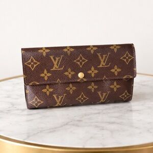 LOUIS VUITTON Monogram Portefeuille Sarah Long Wallet
M61734